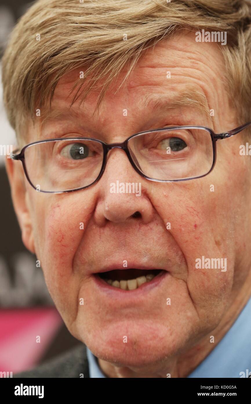 Alan Bennett the British playwright, screenwriter, actor and author  -  Sunday 8th of October 2017.   Picture by Antony Thompson - Thousand Word Media Stock Photo