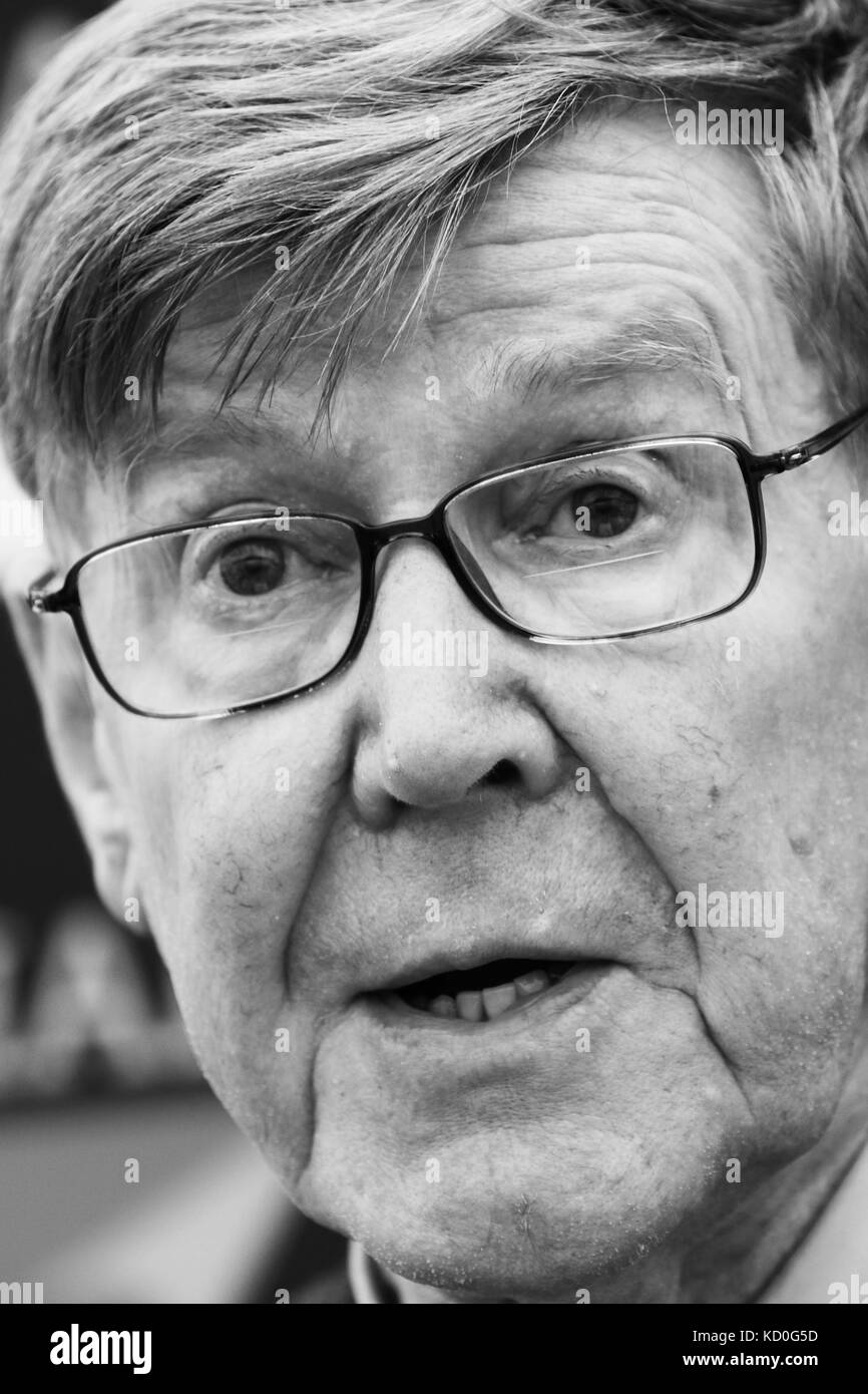 Alan Bennett the British playwright, screenwriter, actor and author  -  Sunday 8th of October 2017.   Picture by Antony Thompson - Thousand Word Media Stock Photo