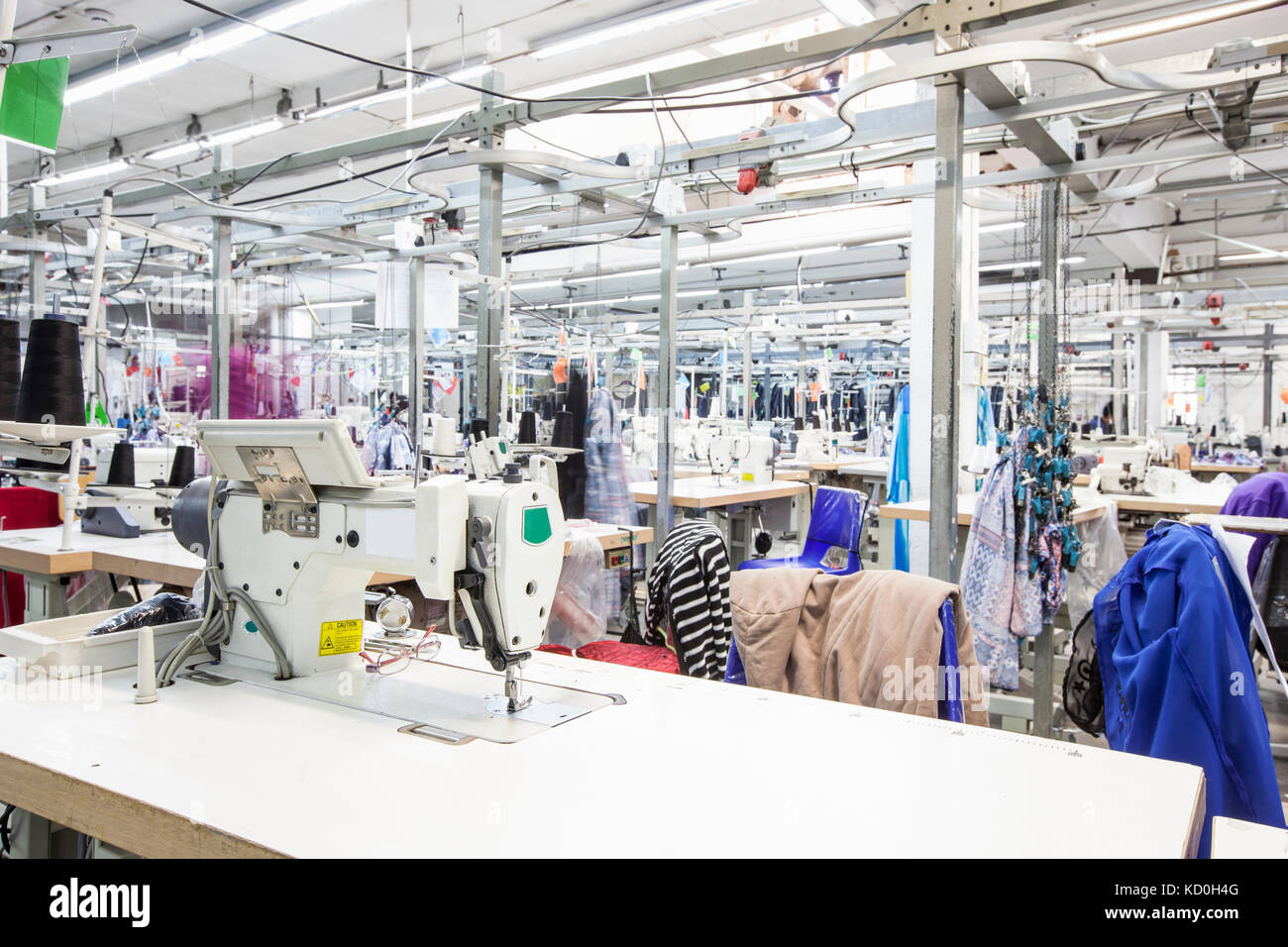 Fabric sewing factory, Cape Town, South Africa Stock Photo Alamy