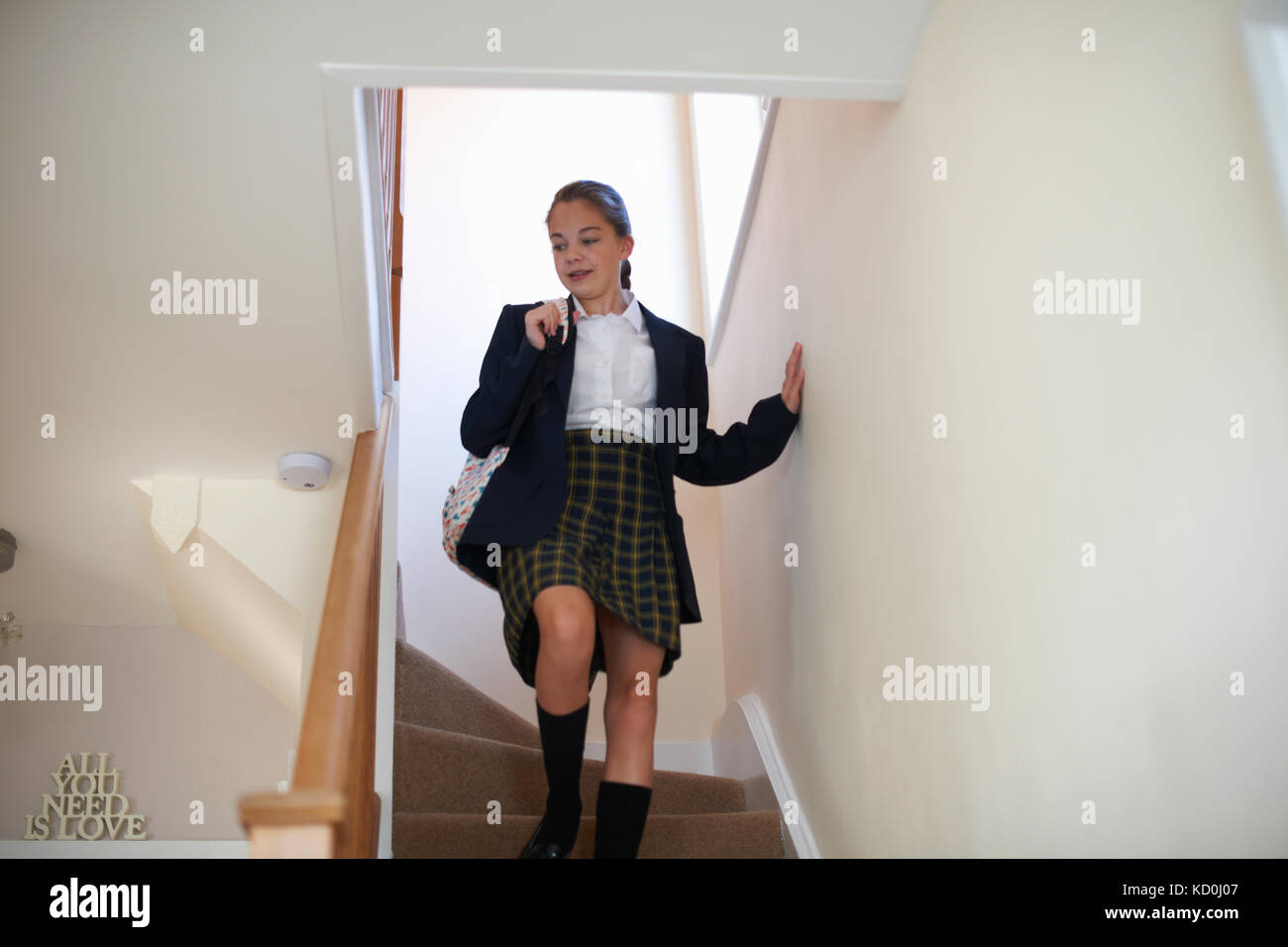 Teenage schoolgirl uniform hi-res stock photography and images - Alamy