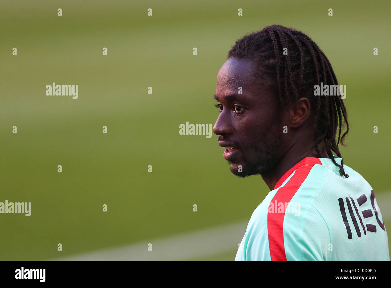 Lisbon, Portugal. 08th Oct, 2017. Portugal«s forward Eder during National Team Training session before the match between Portugal and Switzerland at Luz Stadium in Lisbon on October 8, 2017. ( Credit: Bruno Barros/Alamy Live News Stock Photo