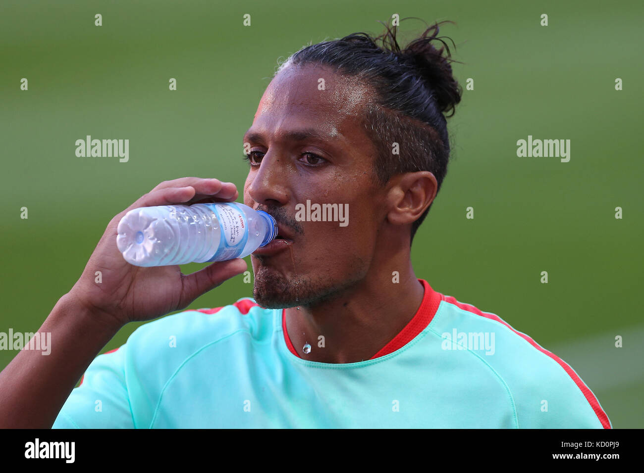 Lisbon, Portugal. 08th Oct, 2017. Portugal«s defender Bruno Alves during National Team Training session before the match between Portugal and Switzerland at Luz Stadium in Lisbon on October 8, 2017. ( Credit: Bruno Barros/Alamy Live News Stock Photo