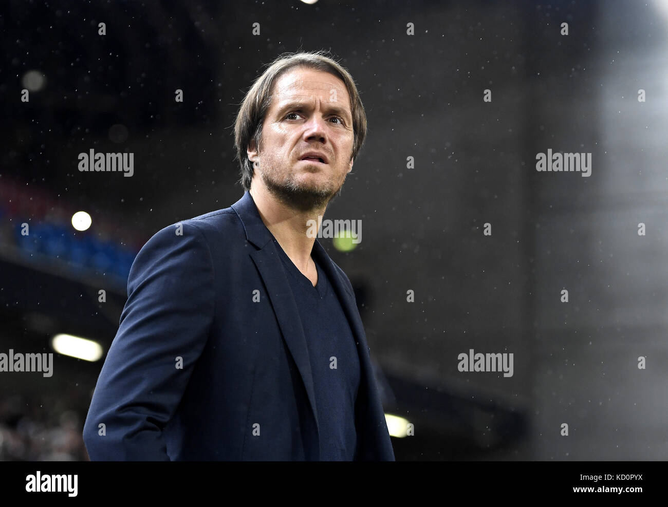 Co-Trainer Thomas Schneider (Germany)  GES/ Fussball/ WM Qualifikation: Germany - Aserbaidschan, 08.10.2017  Football / Soccer: WC qualification: Germany vs. Azerbaijan, Kaiserslautern, October 8, 2017 |usage worldwide Stock Photo