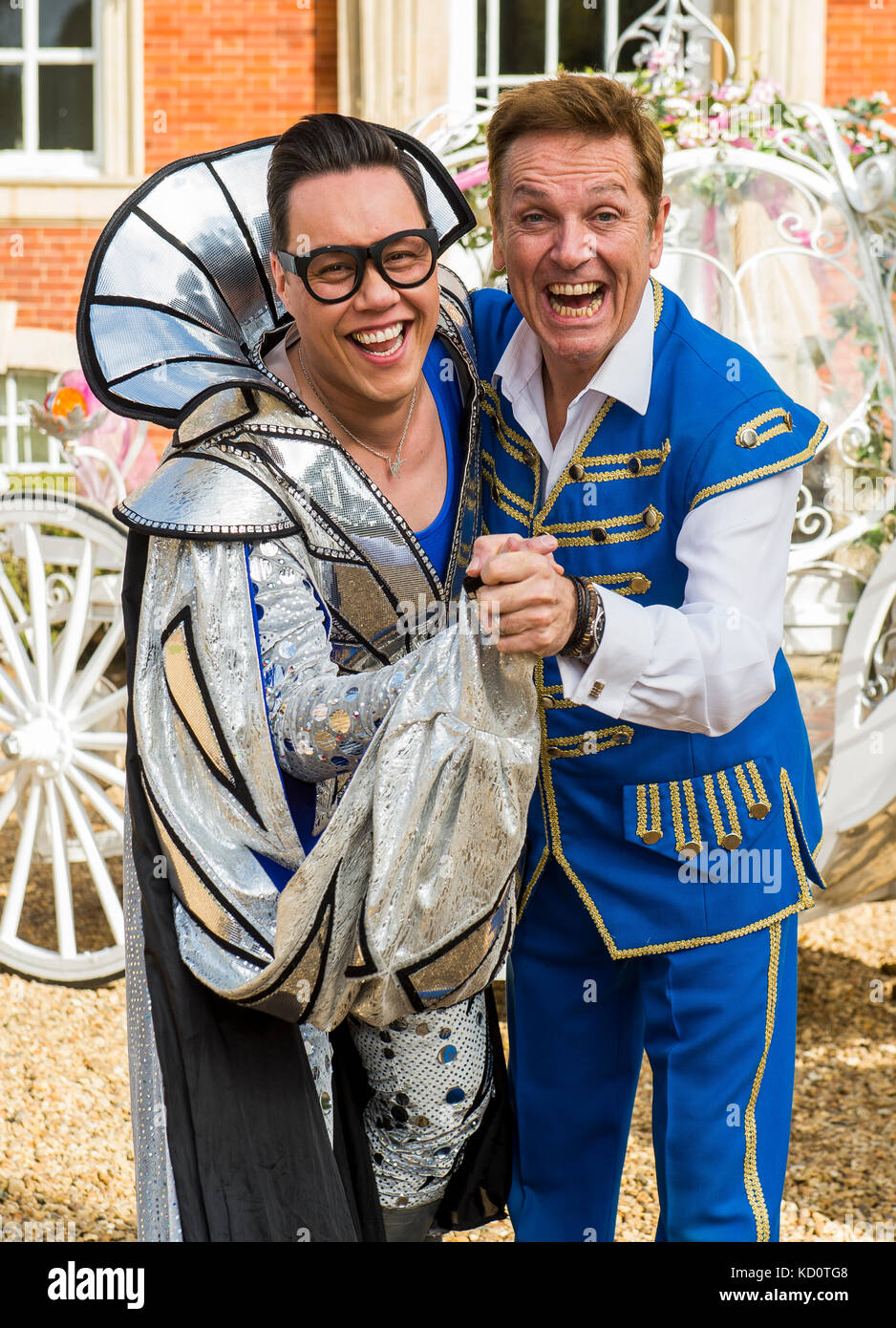 Newport Pagnell, UK. 8th Oct, 2017. Brian Conley (Buttons), Gok Wan (The Fairy Gokmother) and Newport Pagnell, UK. 8th Oct, 2017. Brian Conley (Buttons), Gok Wan (The Fairy Gokmother) and