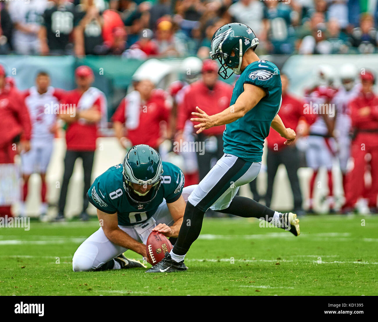 Philadelphia, Pennsylvania, USA. 9th Oct, 2017. Eagles' kicker Jake Philadelphia, Pennsylvania, USA. 9th Oct, 2017. Eagles' kicker Jake