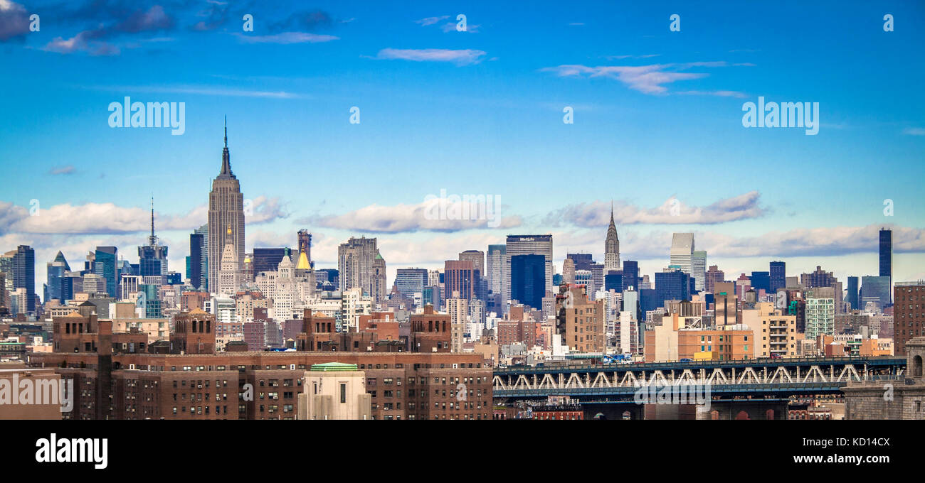 New York City, midtown Manhattan skyline Stock Photo - Alamy