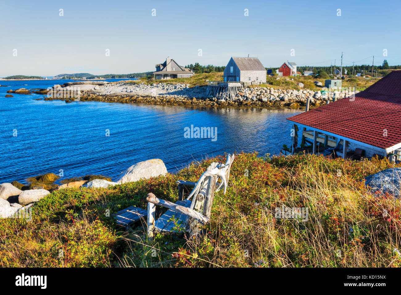 Middle Point Cove, Nova Scotia, Canada Stock Photo