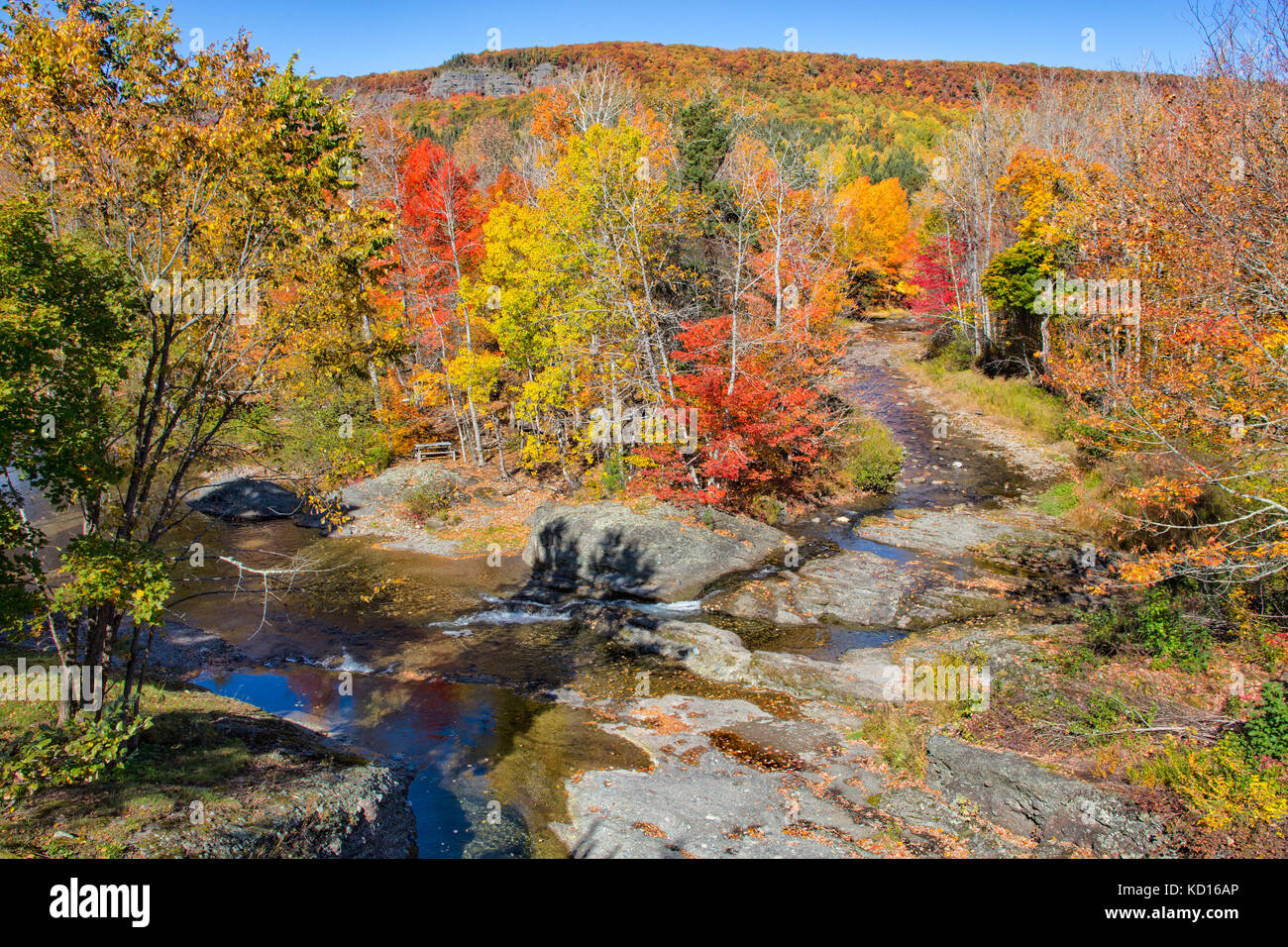 Trout Creek, Moores Mill, Waterford, New Brunswick, Canada Stock Photo