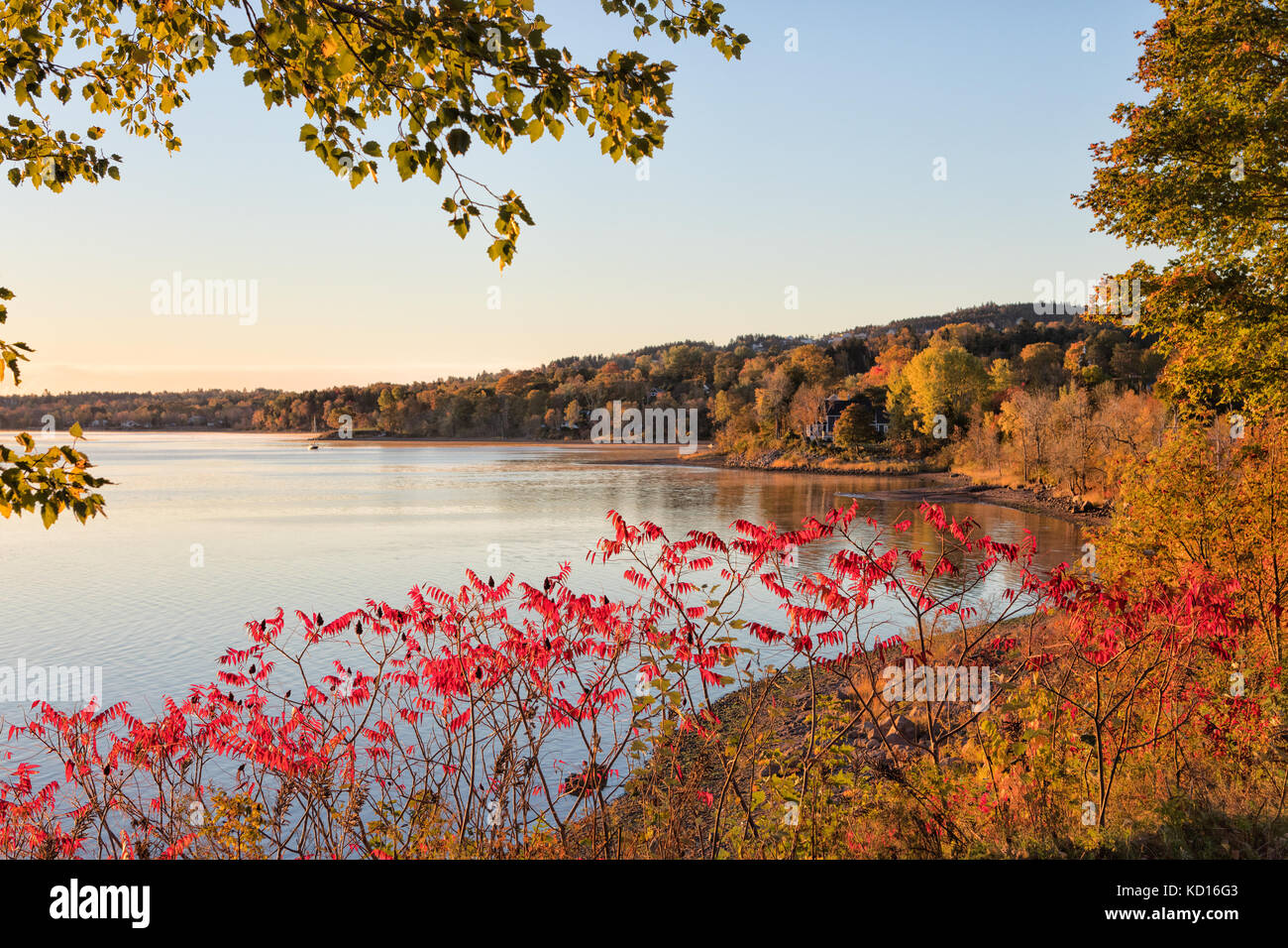 Sunrise, Saint John River, Grand BayWestfield, New Brunswick, Canada