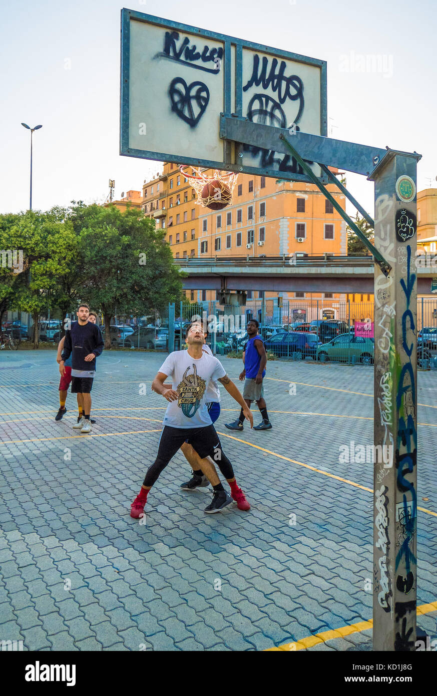 Rome, Italy An autumnal afternoon in the famous and multiethnic
