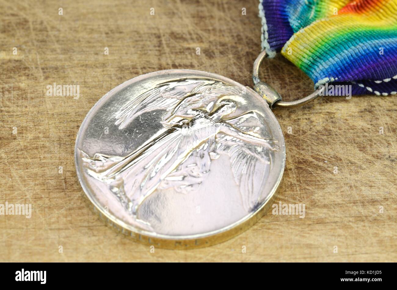 WW1 British Victory Medal Stock Photo