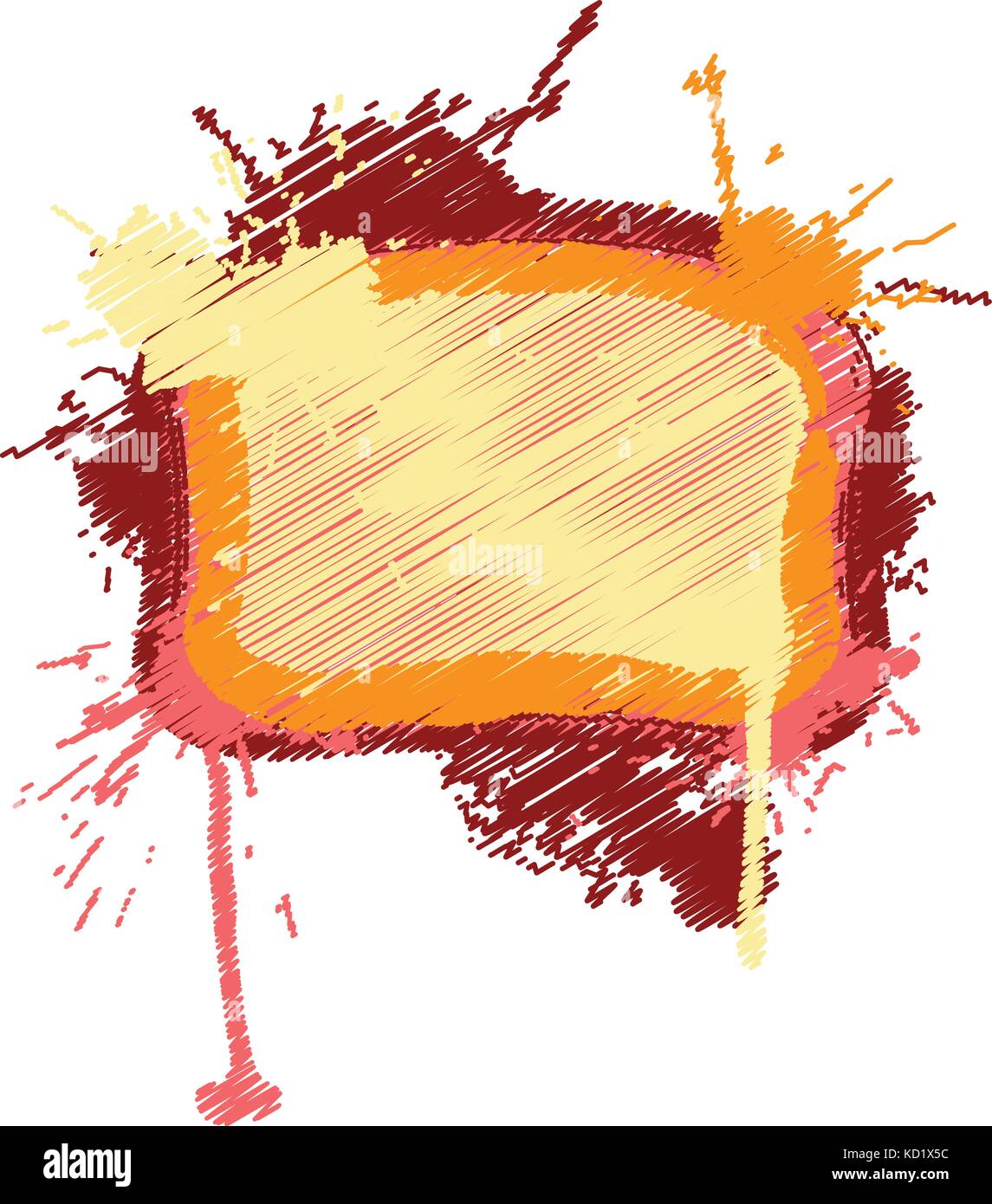 blank scribble frame Stock Vector Image &amp; Art - Alamy