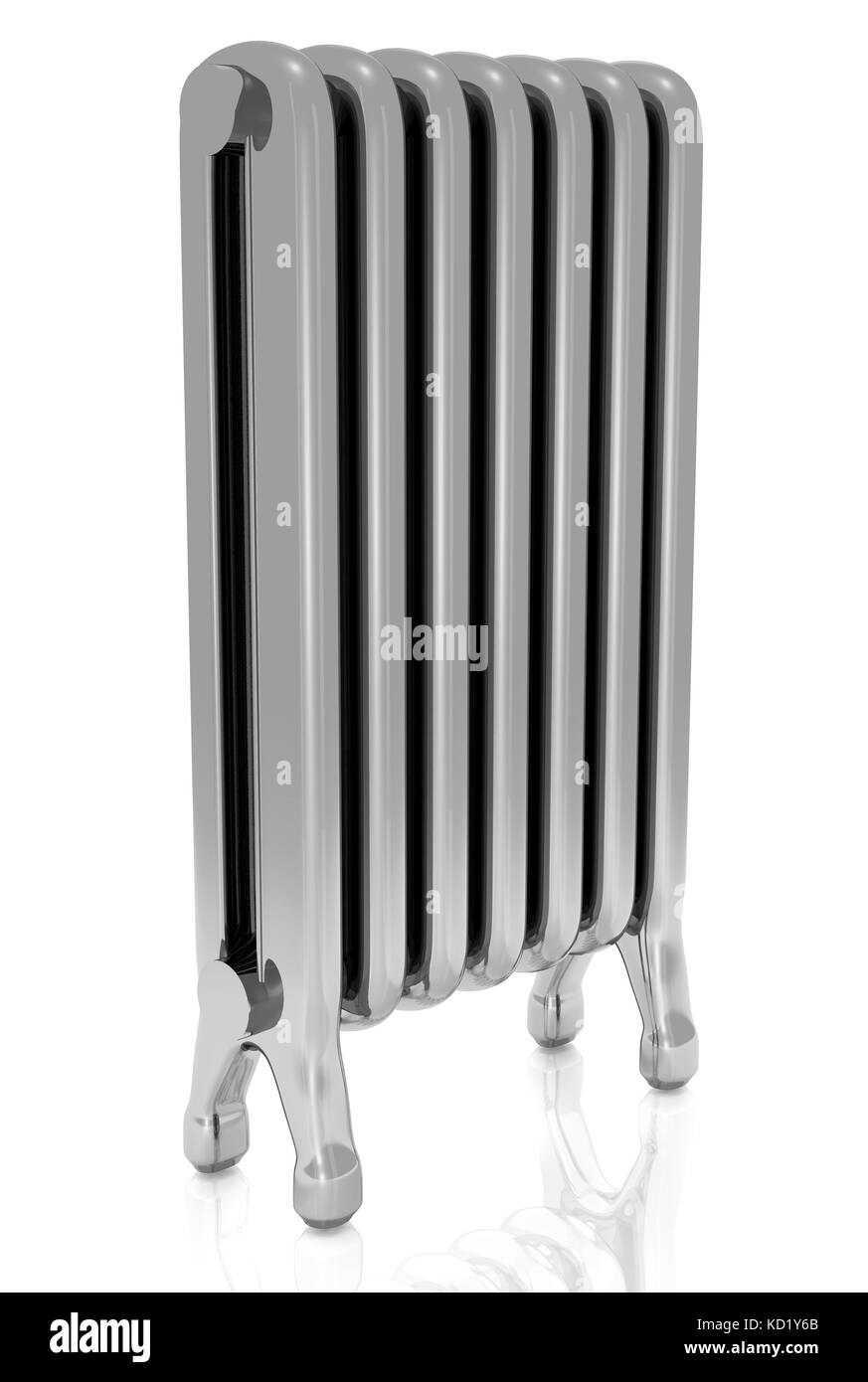 Radiator isolated over a white background Stock Photo