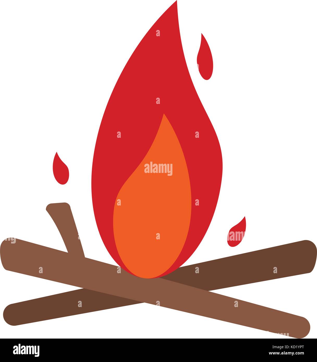 bonfire fire icon image Stock Vector Image & Art - Alamy