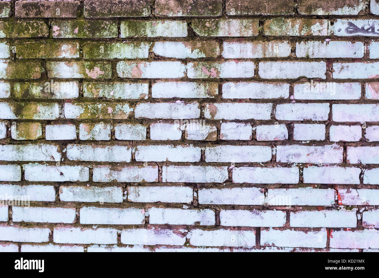 Background of old vintage dirty brick wall with peeling plaster Stock ...