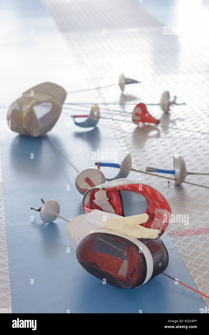 Fencing equipment hires stock photography and images Alamy