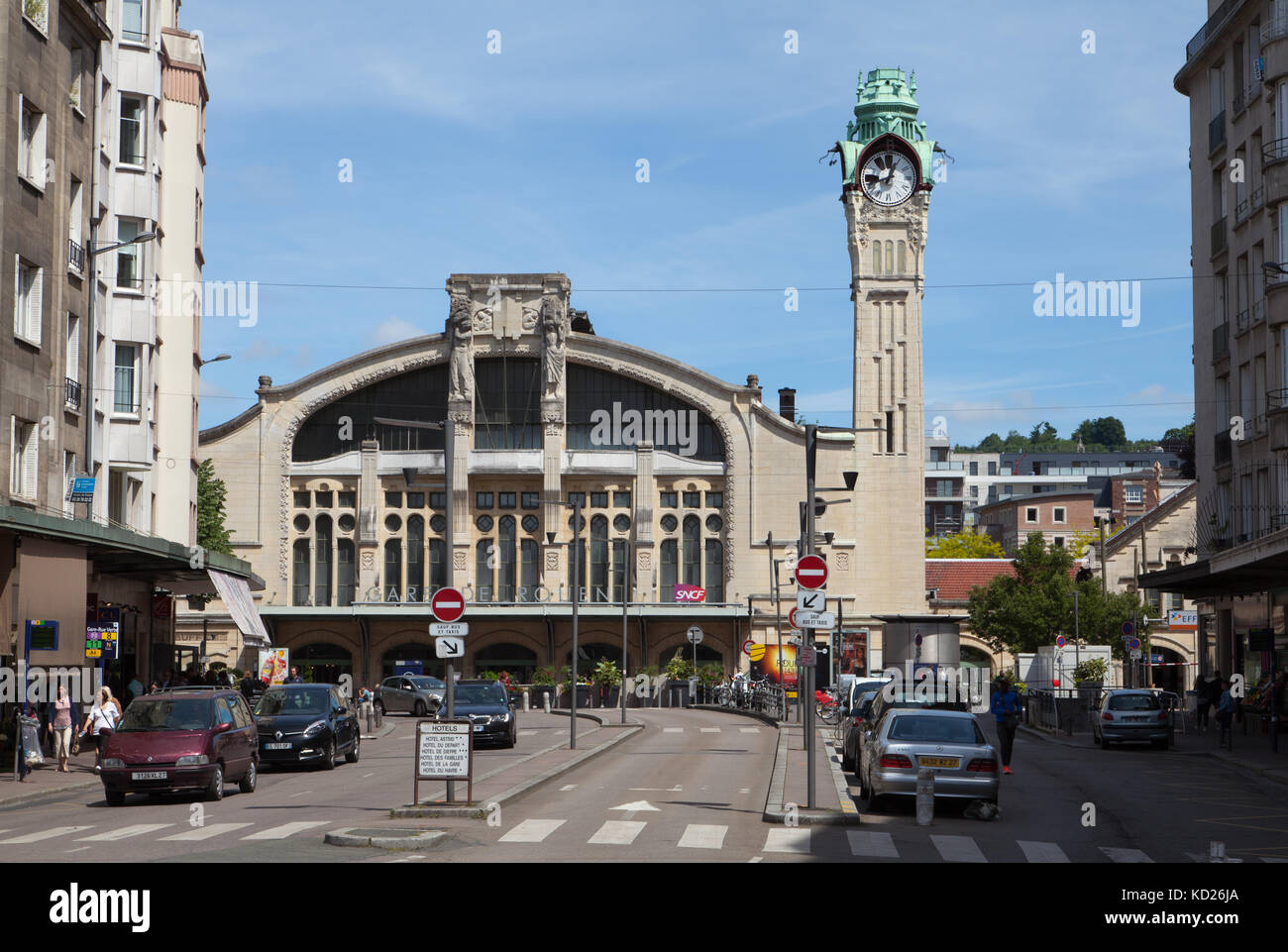 Gare de Rouen-Rive-Droite, Rouen, Normandy, France. Stock Photo