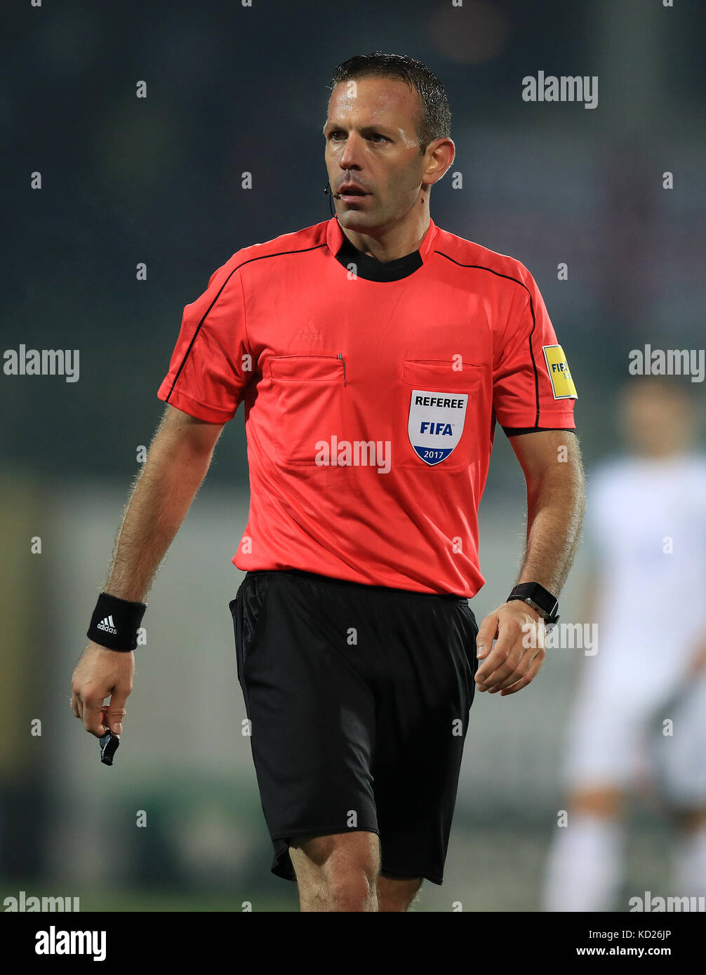 Match referee Orel Grinfeld Stock Photo Alamy