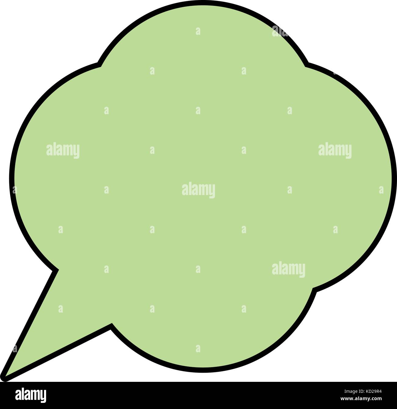 speech bubble icon over white background vector illustration Stock ...