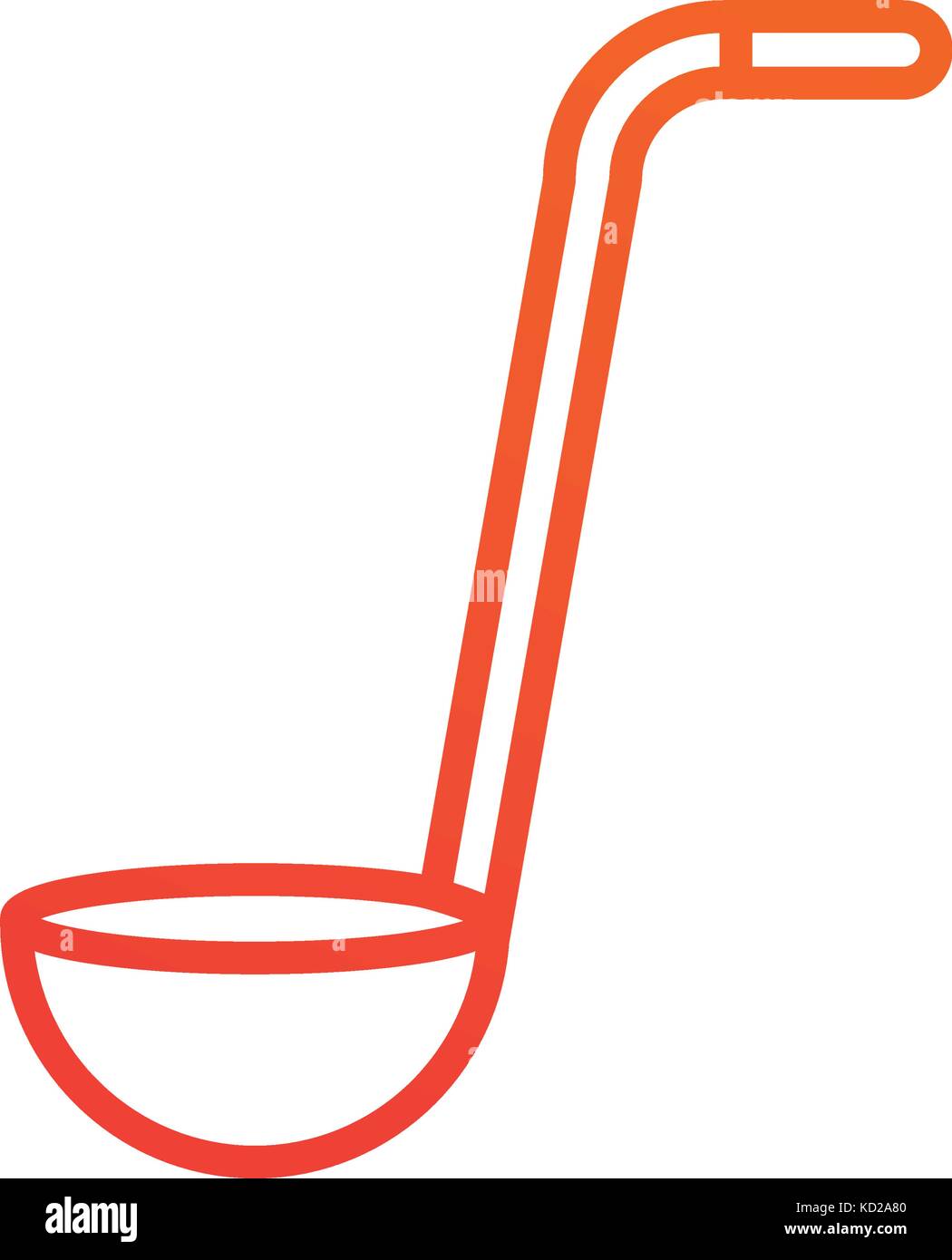 soup ladle spoon element kitchen icon Stock Vector Image & Art - Alamy