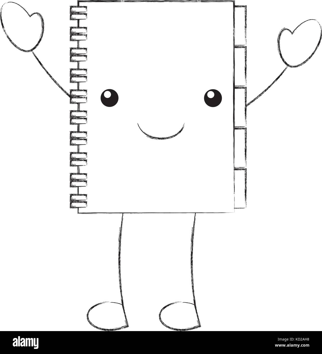 cartoon address book contacts business office Stock Vector Image & Art ...