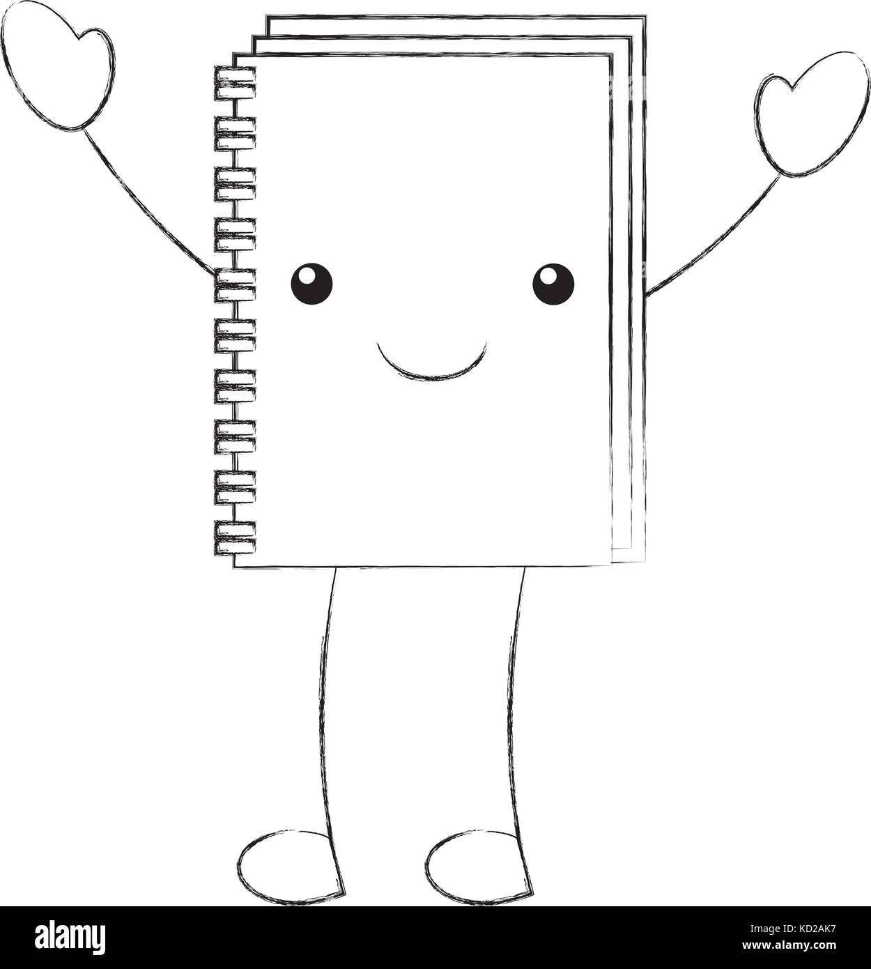 cartoon address book contacts business office Stock Vector Image & Art ...