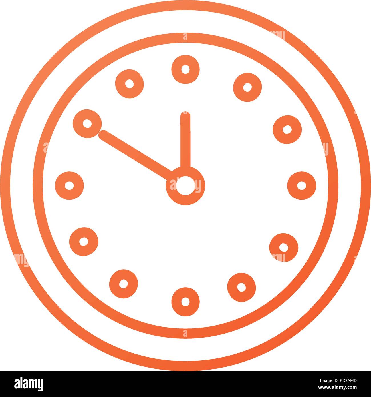 round clock time minute day timer Stock Vector Image & Art Alamy