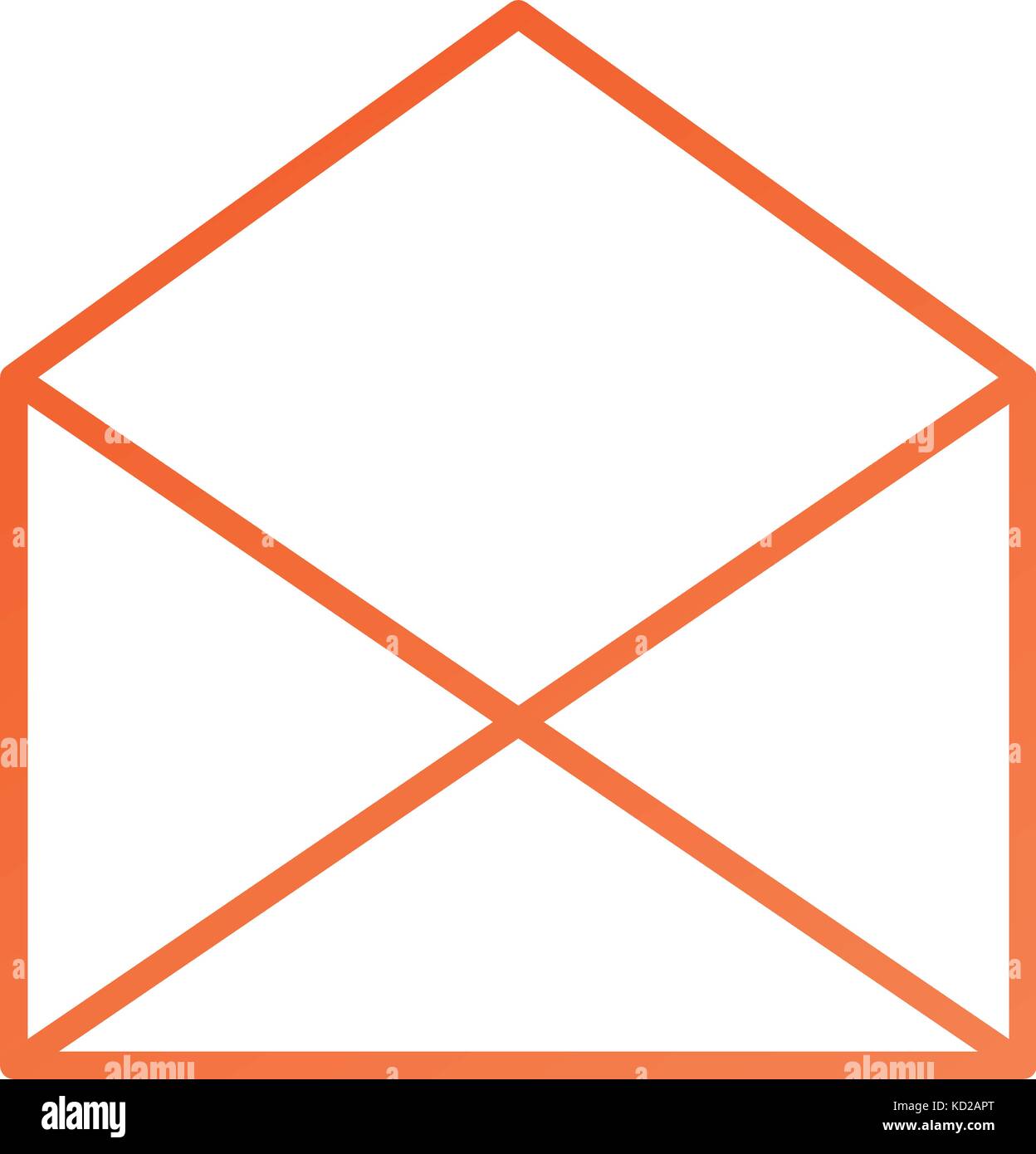 open envelope message mail concept Stock Vector Image & Art - Alamy