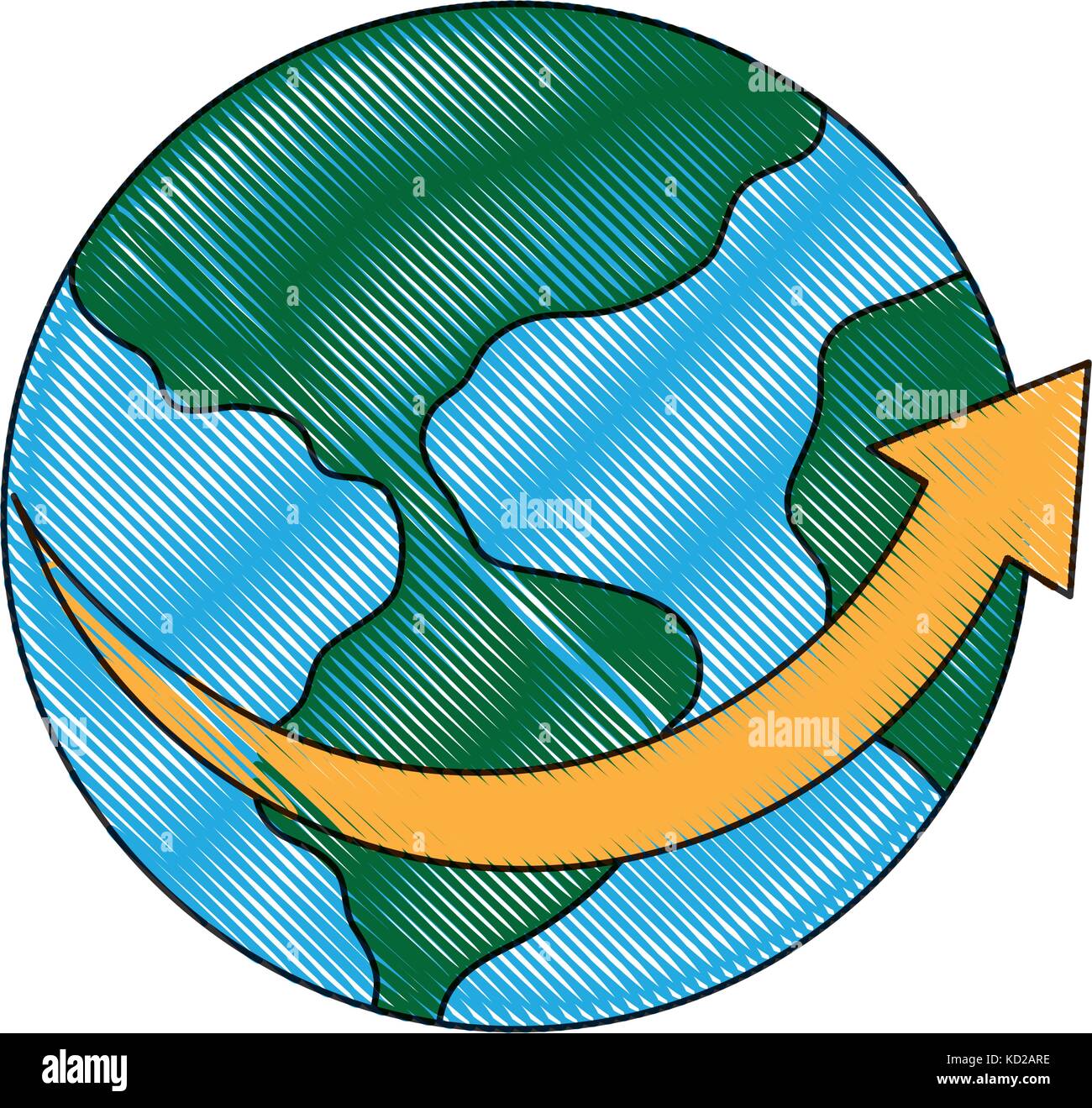 earth planet icon over white background vector illustration Stock ...