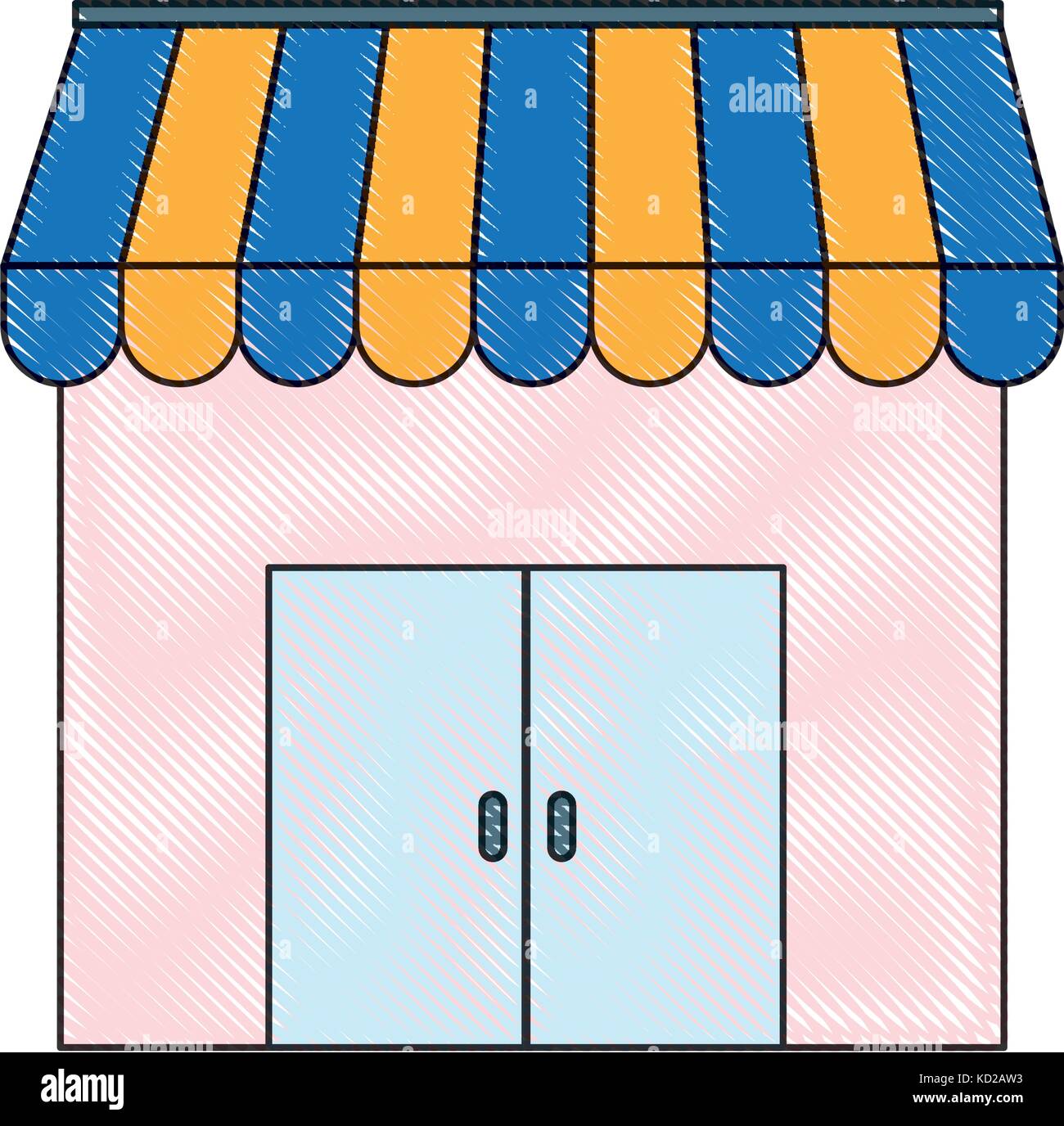 store icon over white background vector illustration Stock Vector Image ...