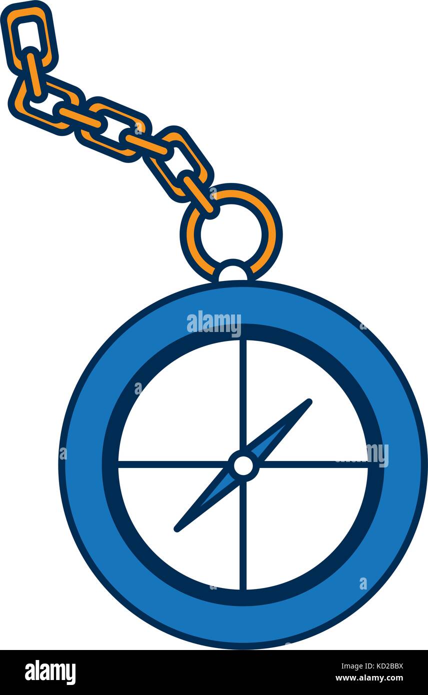 compass icon over white background vector illustration Stock Vector ...