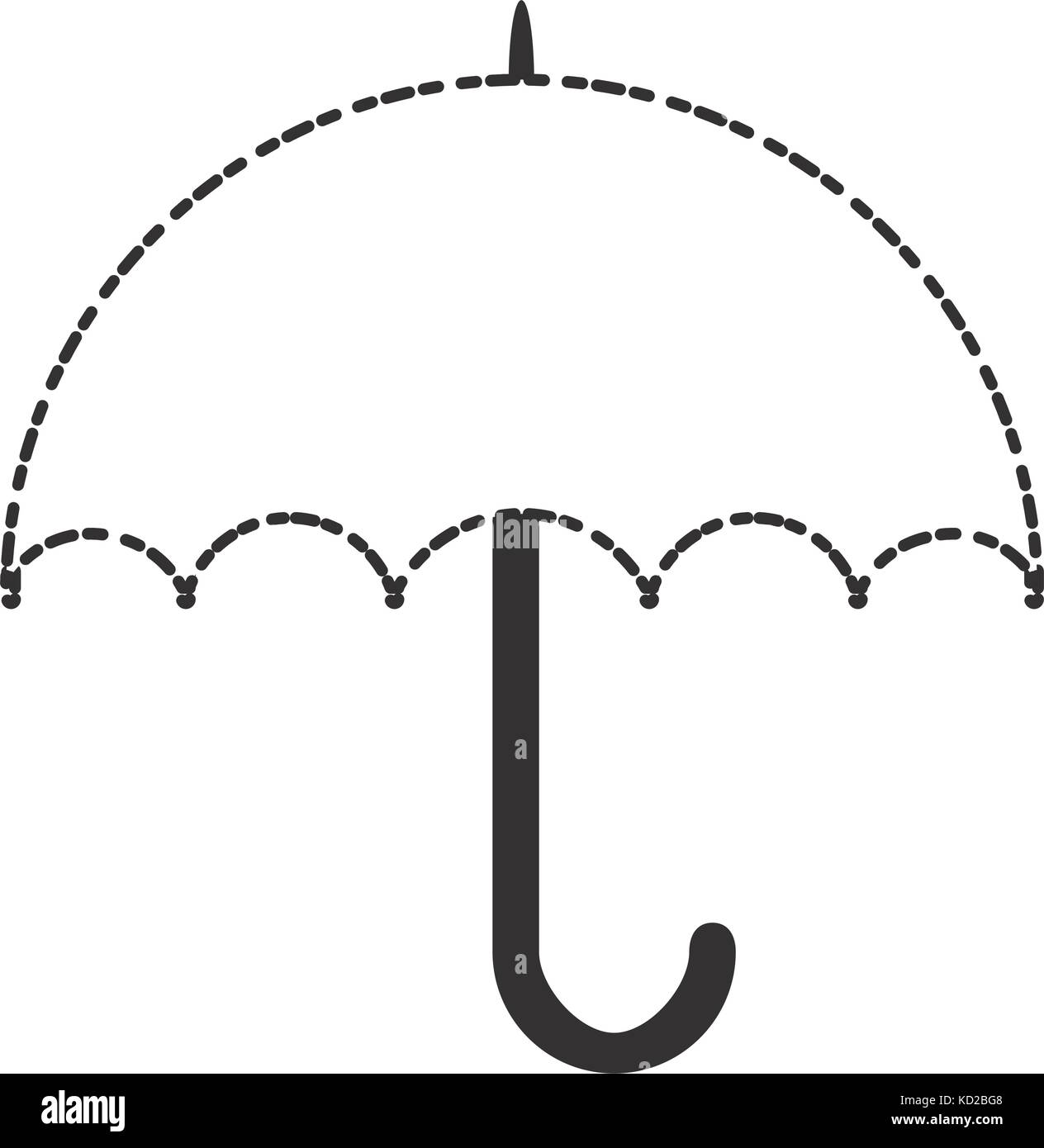 umbrella icon over white background vector illustration Stock Vector ...