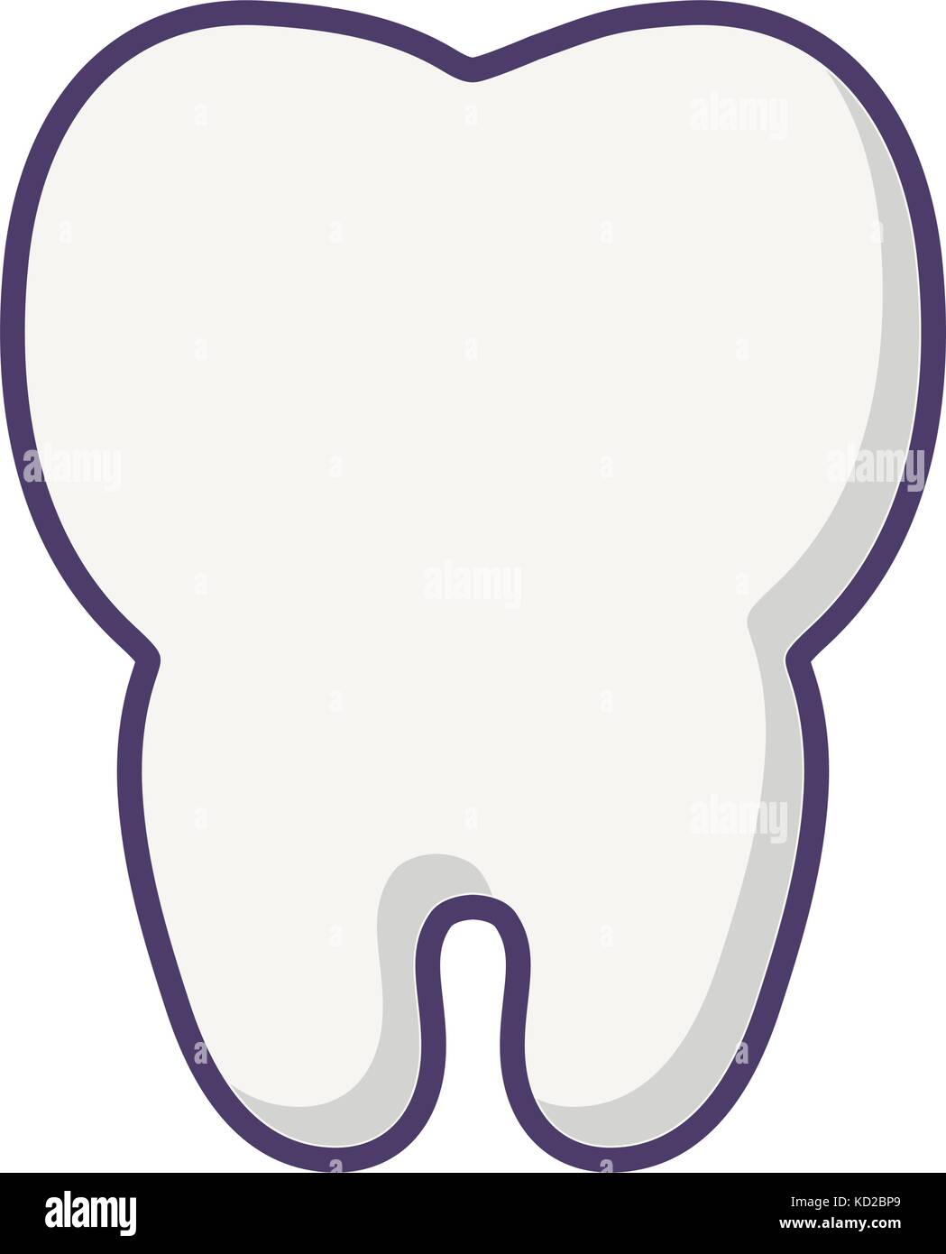 tooth icon over white background vector illustration Stock Vector Image ...