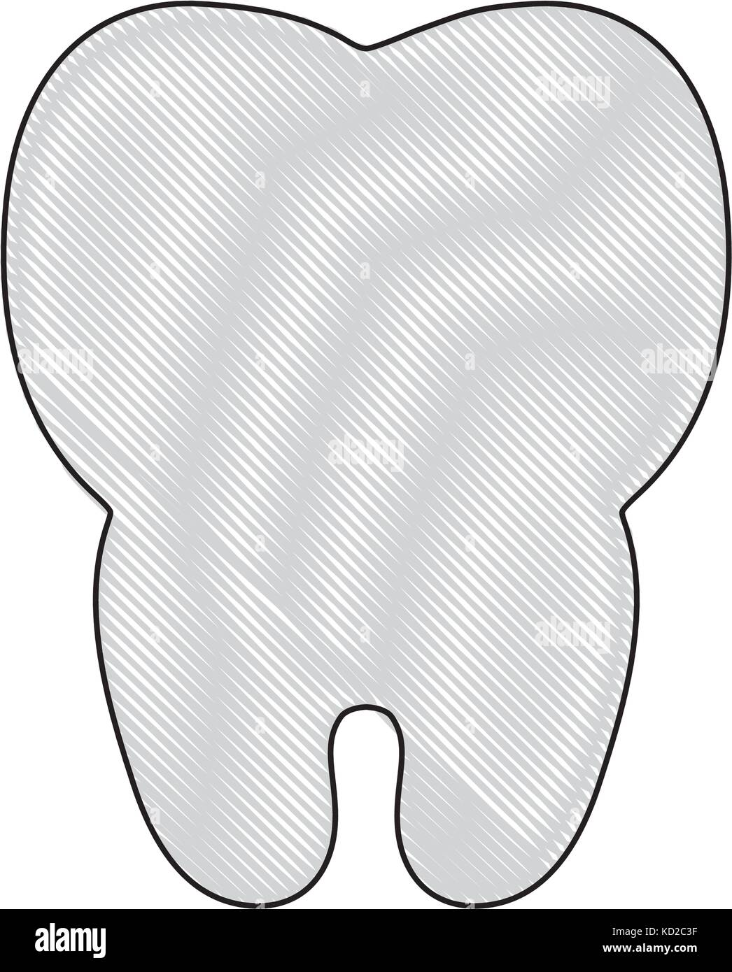 tooth icon over white background vector illustration Stock Vector Image ...