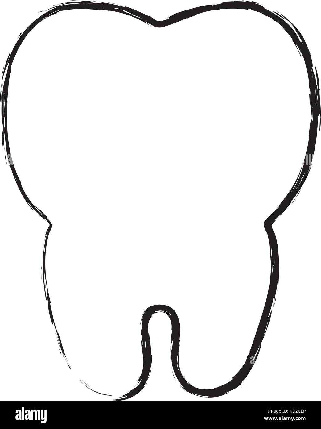 tooth icon over white background vector illustration Stock Vector Image ...