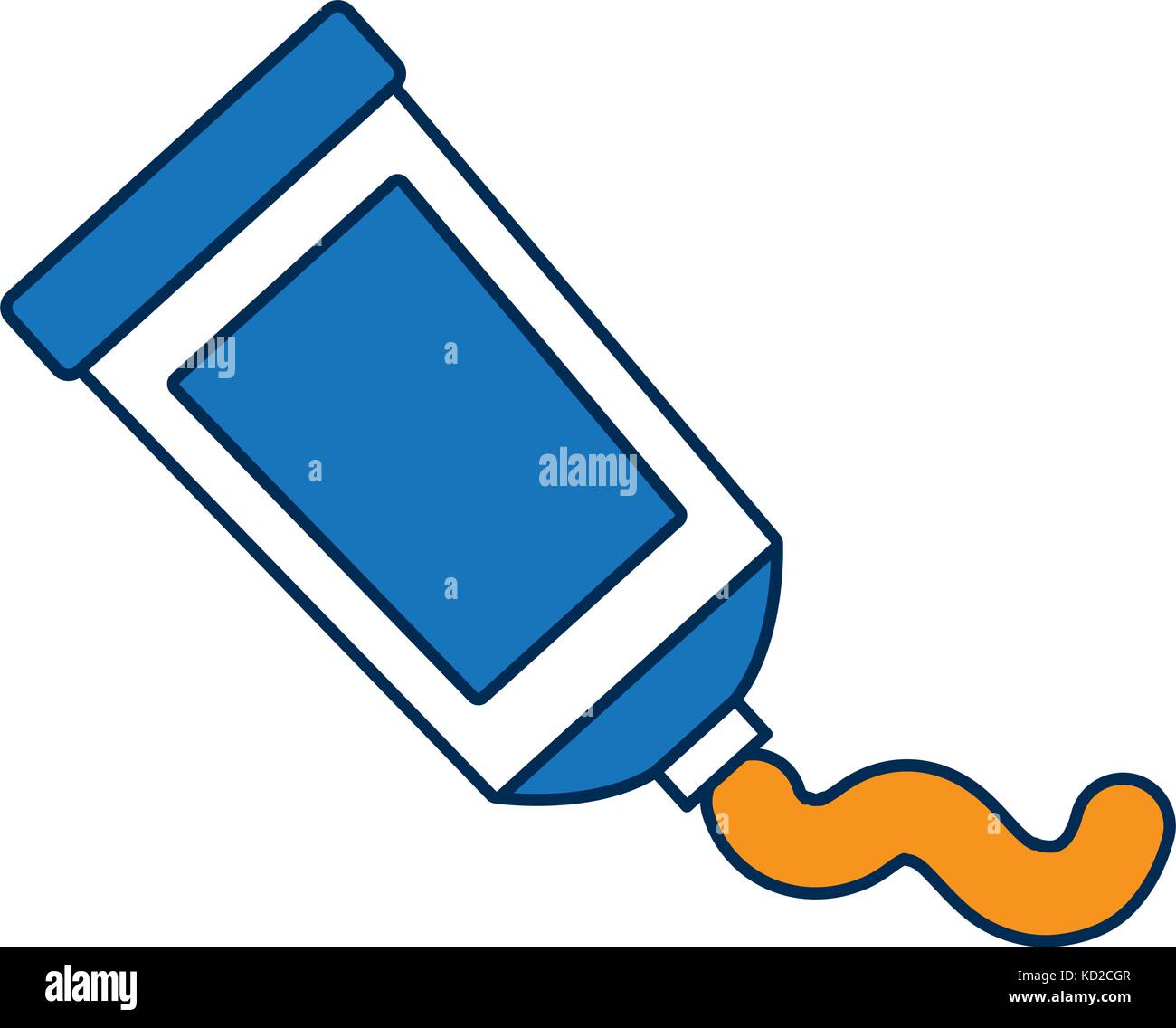 toothpaste icon over white background vector illustration Stock Vector ...