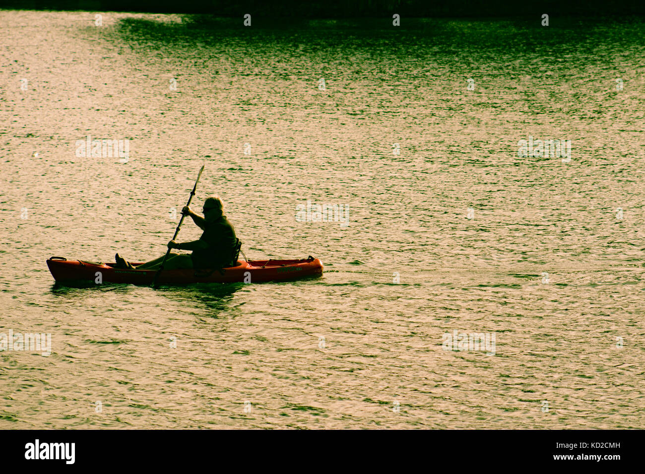 Man in a canoe hi-res stock photography and images - Alamy