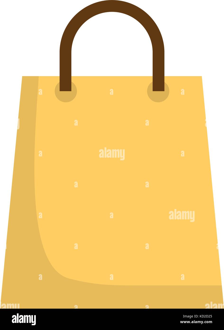 shopping bag icon over white background vector illustration Stock ...