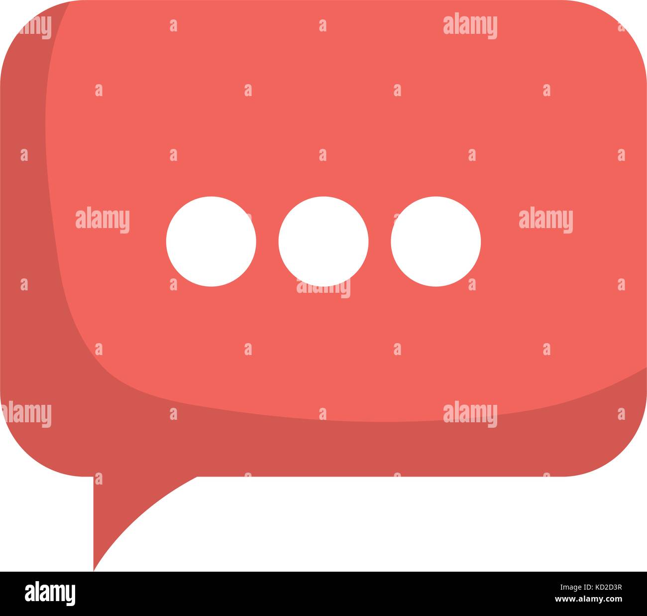 speech bubble icon over white background vector illustration Stock ...