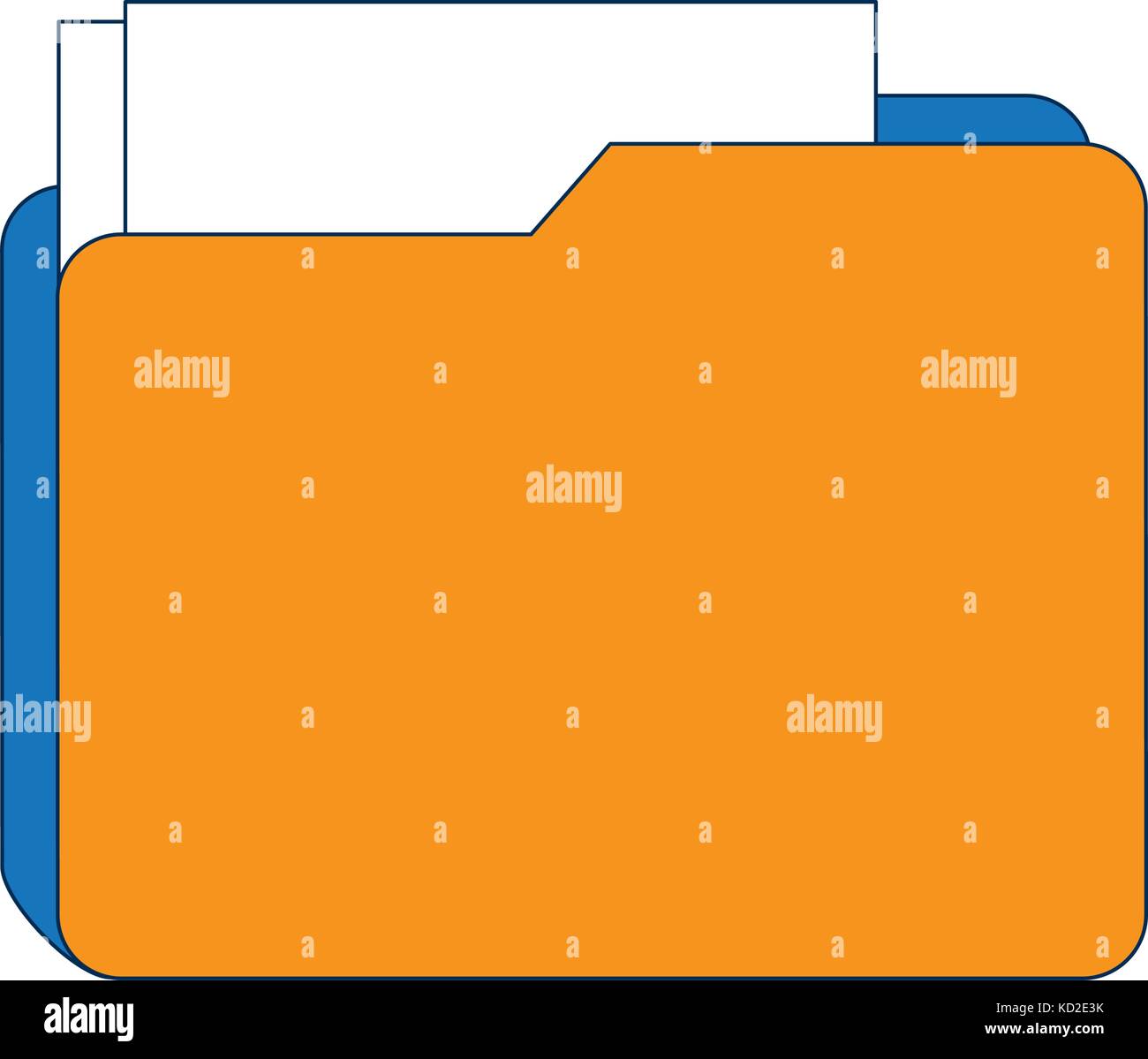 document folder icon Stock Vector Image & Art Alamy