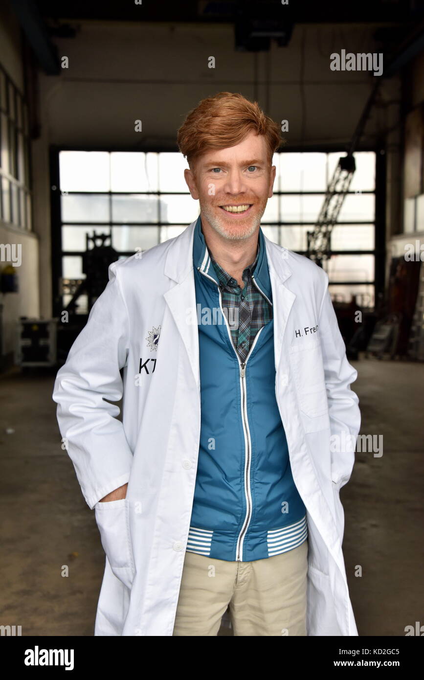 Huerth, Germany. 8th Oct, 2017. Actor Niels Kurvin pictured at the