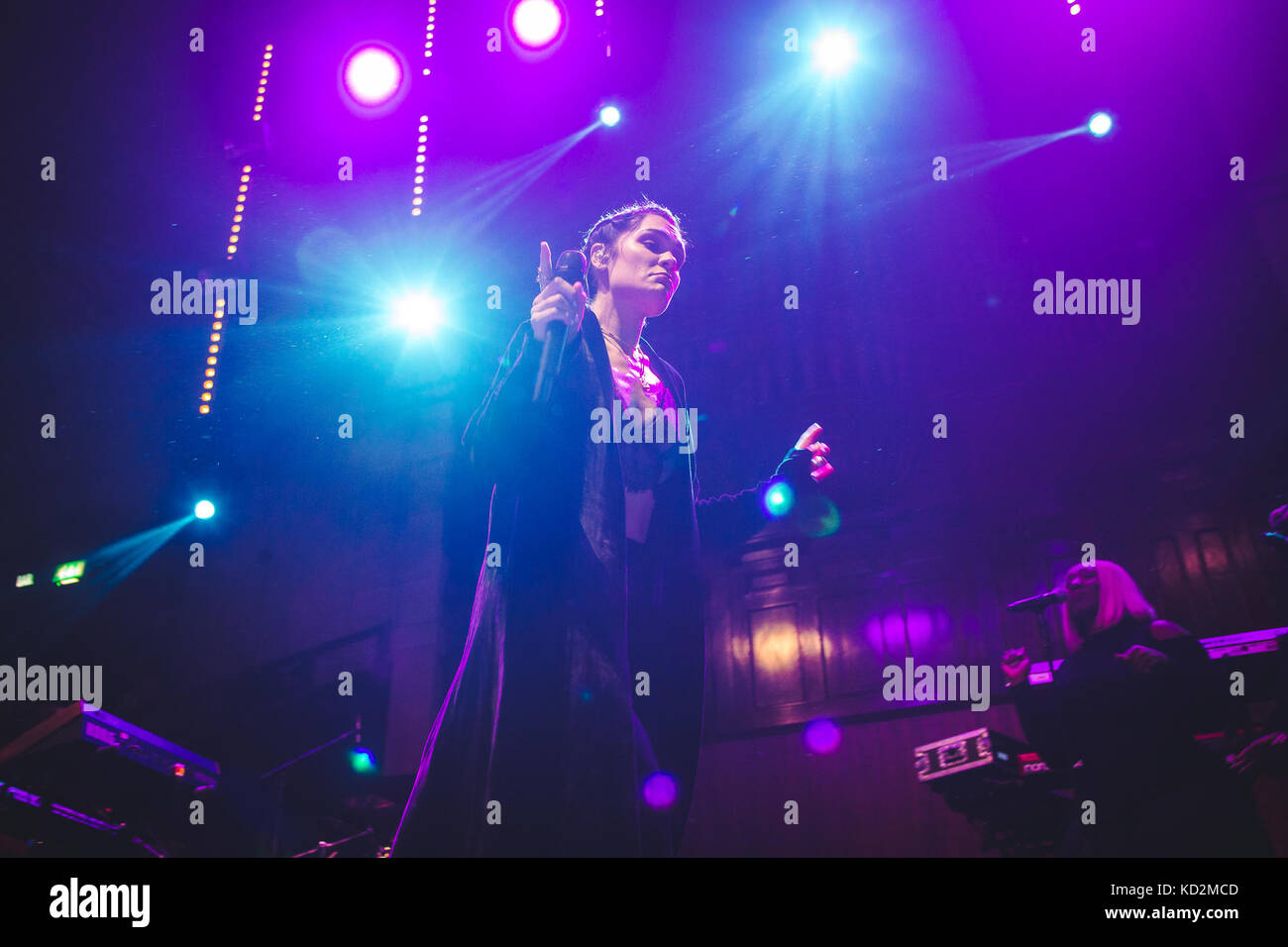 Manchester, UK. 9th Oct, 2017. British singer/songwriter, Jessie J, performs an intimate show at the Manchester Albert Hall, 2017 Credit: Myles Wright/ZUMA Wire/Alamy Live News Stock Photo