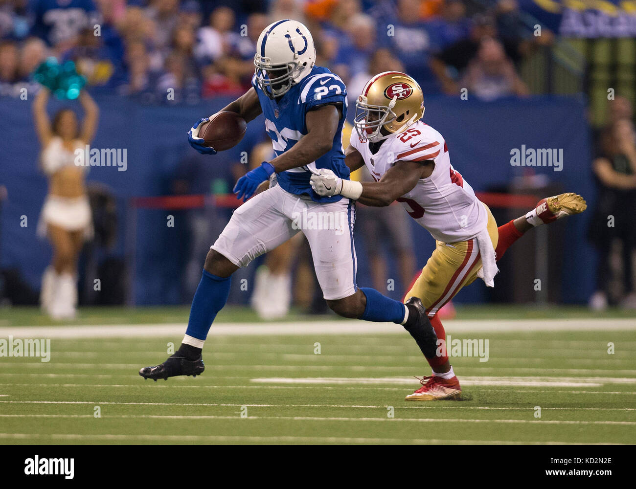 Indianapolis, Indiana, USA. 08th Oct, 2017. Indianapolis Colts running ...