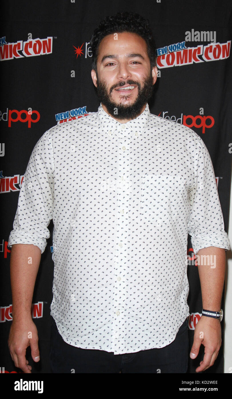 New York, NY, USA. 8th Oct, 2017. Ennis Esmer at the Blindspot Photocell during New York Comic Con 2017 at the Hammerstein Ballroom in New York City on October 8, 2017. Credit: Rw/Media Punch/Alamy Live News Stock Photo