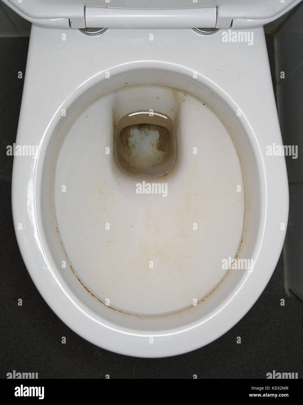 dirty toilet bowl Stock Photo Alamy