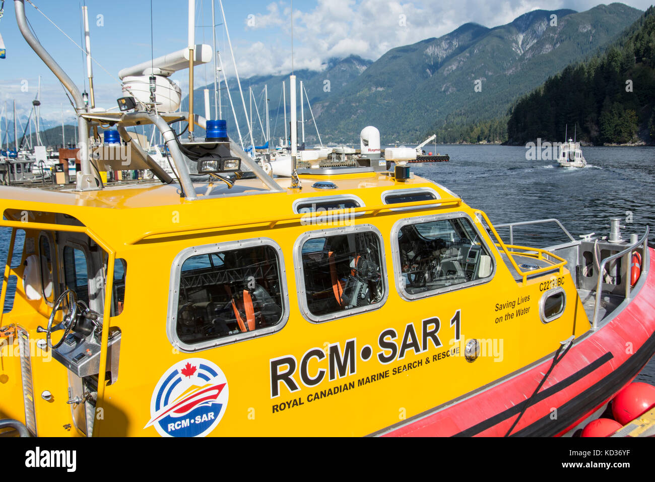 Lifeboat, Horseshoe Bay, British Columbia, Canada. Stock Photo