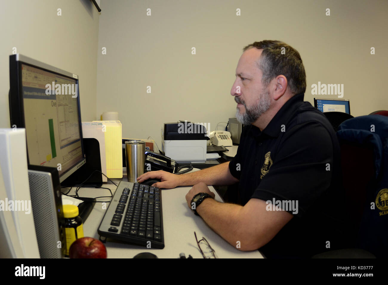 Ken Braddock, chief of preparedness for the South Carolina Emergency Management Division, works