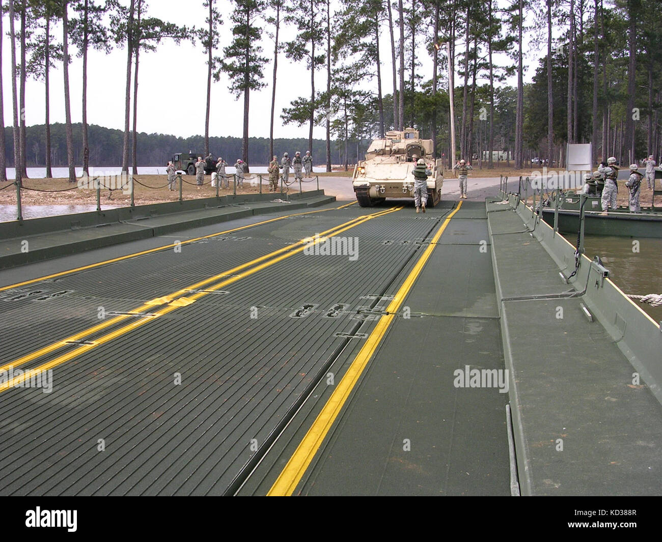 U.S. Soldiers in the 125th MultiRole Bridge Company, South Carolina