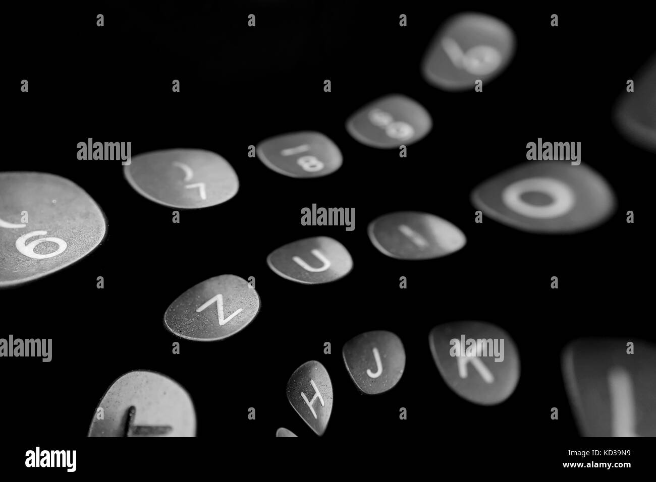 Background in the style of pouring letters Stock Photo - Alamy