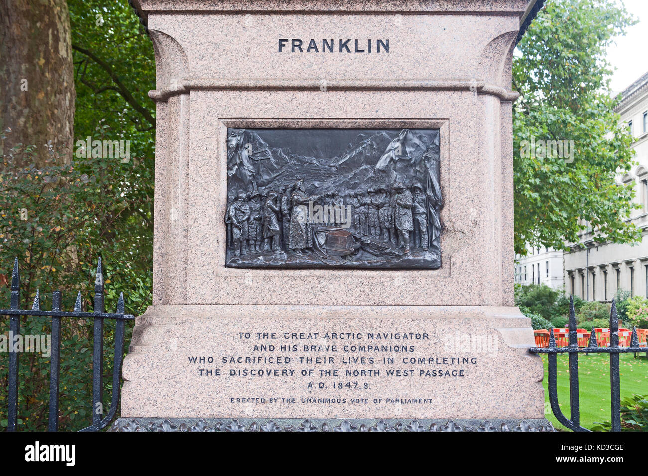 London, Westminster A memorial to Sir John Franklin, Arctic explorer